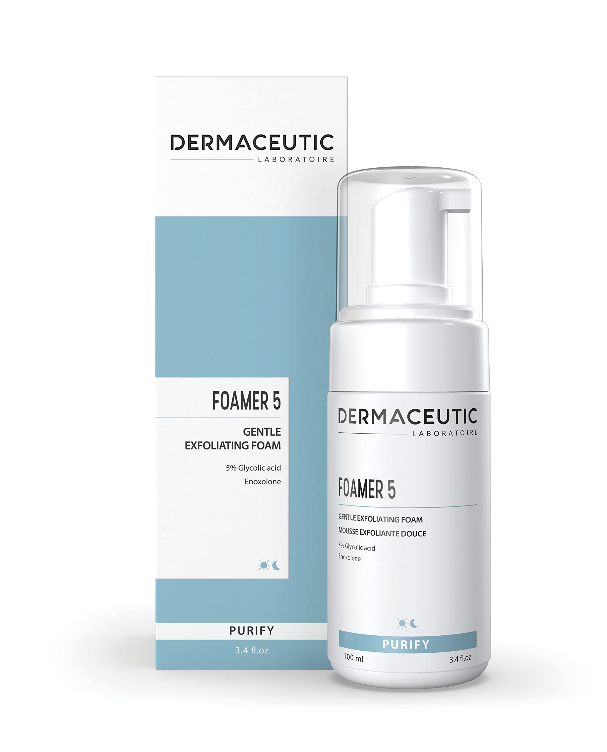 Dermaceutic Foamer 5 - Milder Reinigungsschaum - Aufhellende Gesichtsreinigung - Peelingschaum für ein klares Hautbild und einen strahlenden Teint - 100 ml