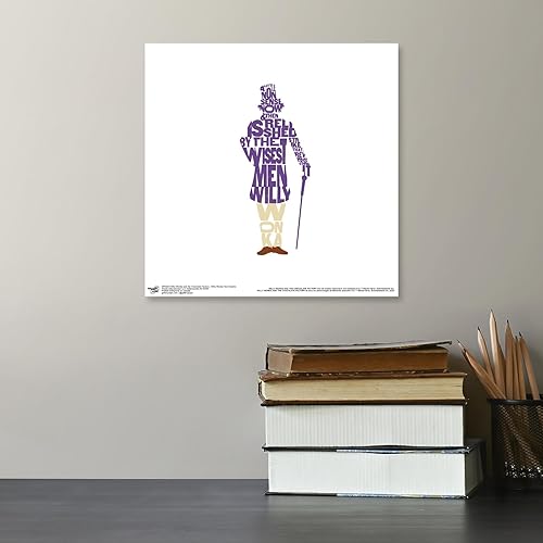 Miniatura 4 de Trends International Gallery Pops Willy Wonka and the Chocolate Factory - Póster gráfico de pared con texto de Willy Wonka, 12.00 x 12.00 pulgadas,