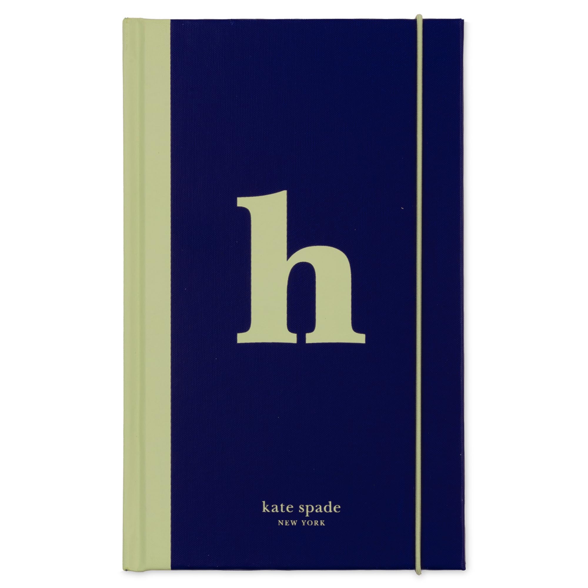kate spade new york Just Mine Notebook Journal, Monogram Cloth Hardcover Journal, 8.25" x 5.25", Diary Includes 168 Lined Pages, (H) - Image 2