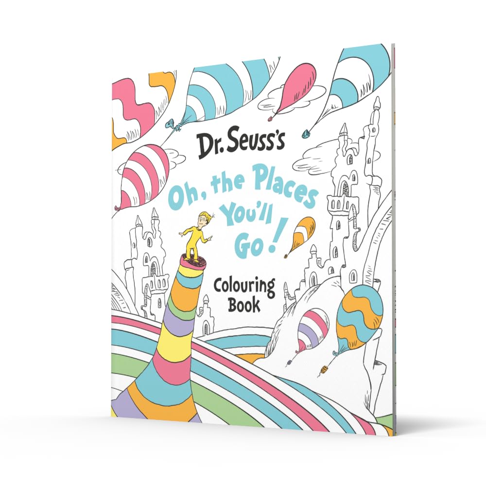 Oh, The Places You’ll Go! Colouring Book: An inspirational colouring book from beloved author Dr. Seuss – new for 2026!