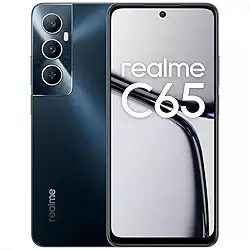 Realme C65 Smartphone 8GB RAM 256GB ROM Apoio NFC Dual 4G SIM Preto