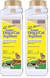 Bonide Go Away! Rabbit, Dog, & Cat Repellent Granules, 1 lb Ready-to-Use, Keep Dogs Off Lawn, Garden, Mulch & Flower Beds (Pack of 2)