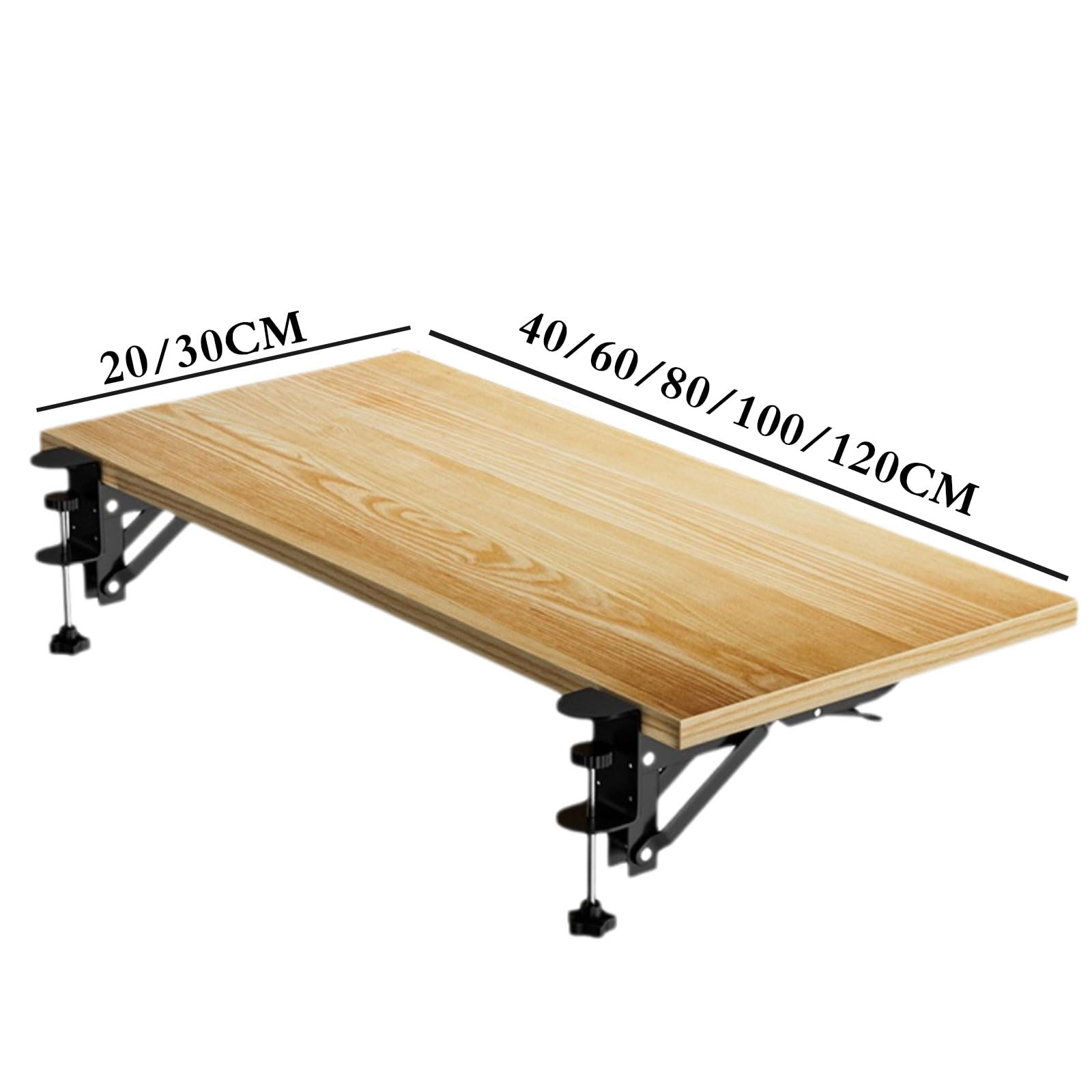 Omic - Vassoio da scrivania espandibile pieghevole con ripiano per tastiera, salvaspazio, ideale per casa e ufficio, design regolabile e versatile per una migliore t