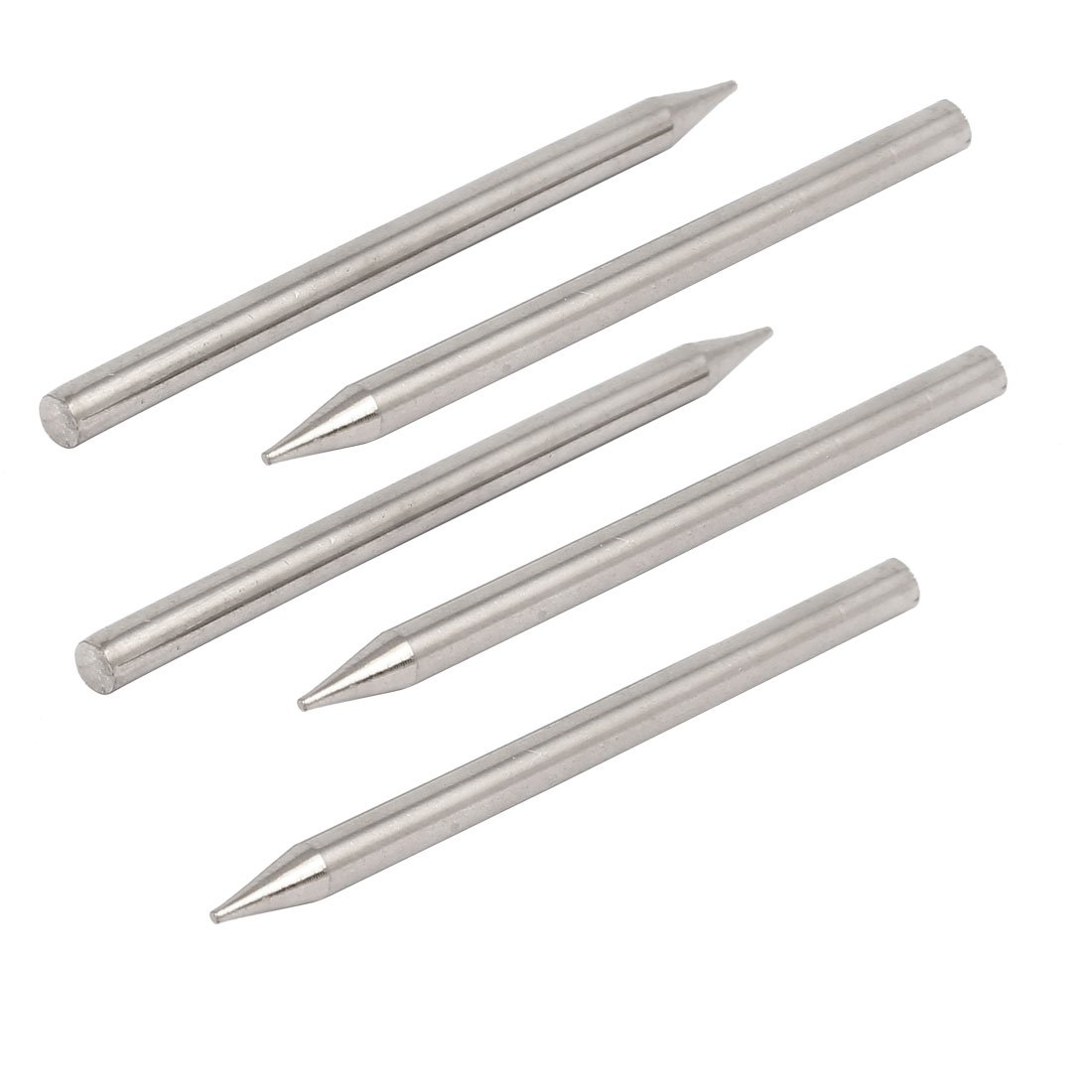 Aexit 30W 4mm Parts & Accessories Shank Dia Soldering Iron Point Tip Rework Station Welding Tips Tool 5pcs