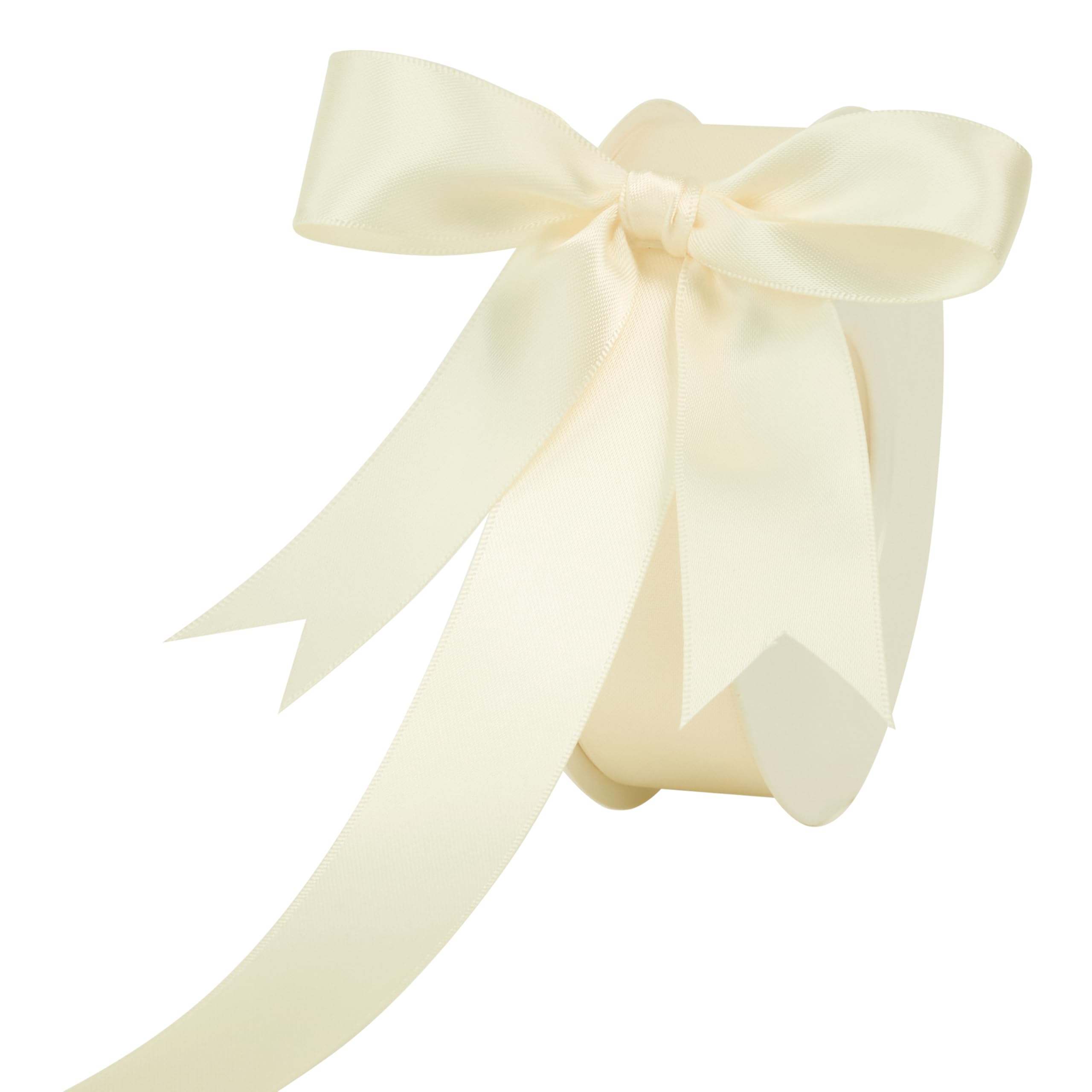 Amazon.com: DINDOSAL Ivory Satin Ribbon - 1 Inch Cream Silk for