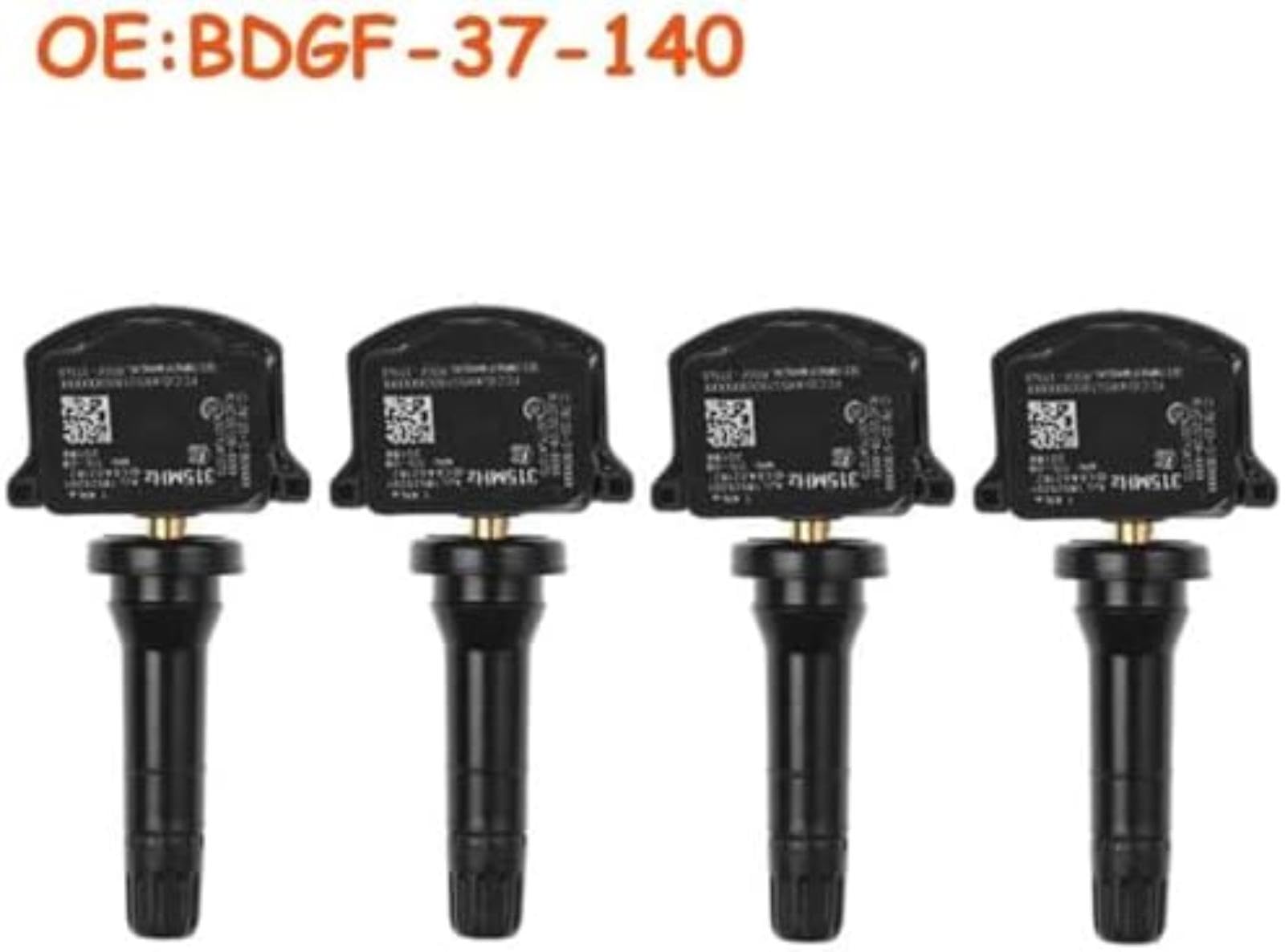 Czujnik monitorowania ciśnienia w oponach samochodowych, do modelu Bdgf-37-140, do modeli dla Mazda 3, CX-30 i CX-9 z lat 2019– akcesoria do systemu TPMS Urządzenie ostrzegające (4 pcs)