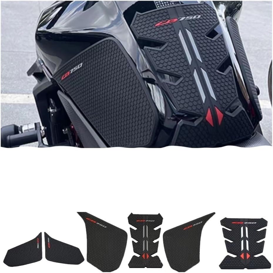 Tank Traction Pad Motorcycle Anti-Skid Stickers Rubber Sticker Fuel Tank Pad for CB750 CB 750