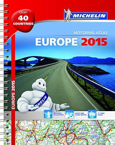 Europe Atlas 2015 (Michelin Atlas) 2067199269 Book Cover