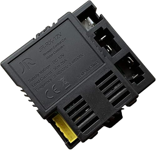 Amarillo de cuatro lados Socket JR-RX-12V Receptor Controlador Caja de Control Accesorios para Niños Paseo Eléctrico en Piezas de Repuesto de Coche
