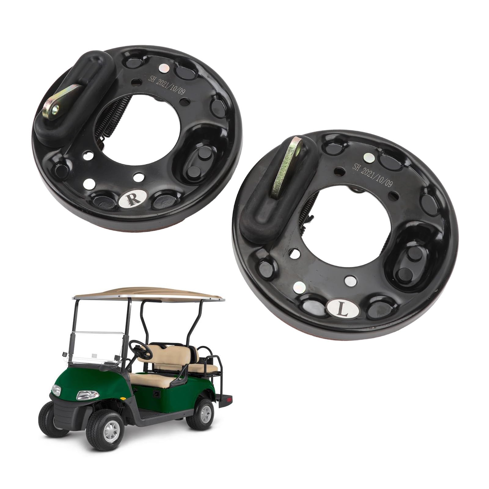 Ausla Kit freni completo per golf cart con ganasce 70998G01 70998G2, compatibile con EZGO TXT PDS G19 G22