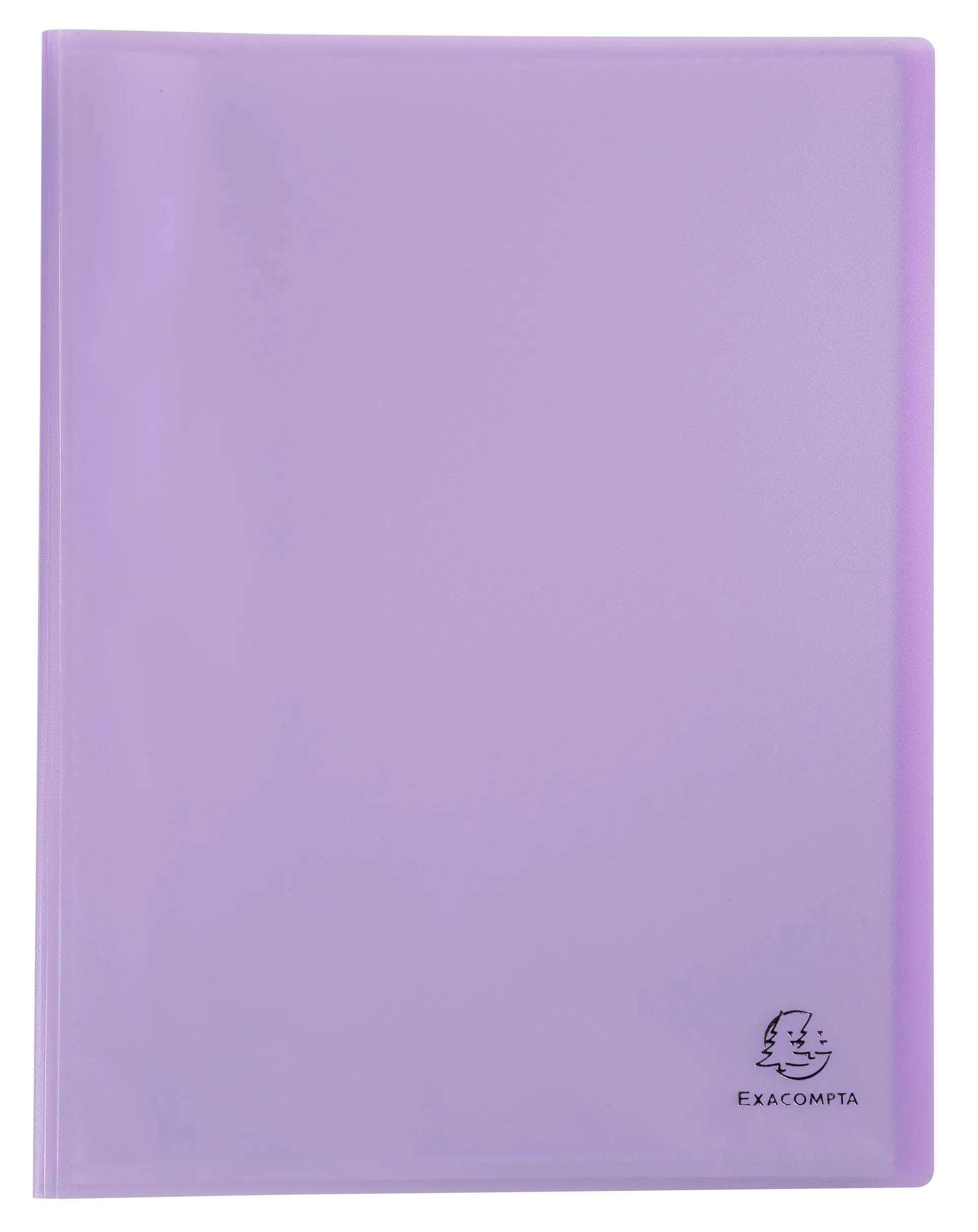 Protectores de documentos Chromaline Pastel A4 Exacompta de 40 fundas moradas 8