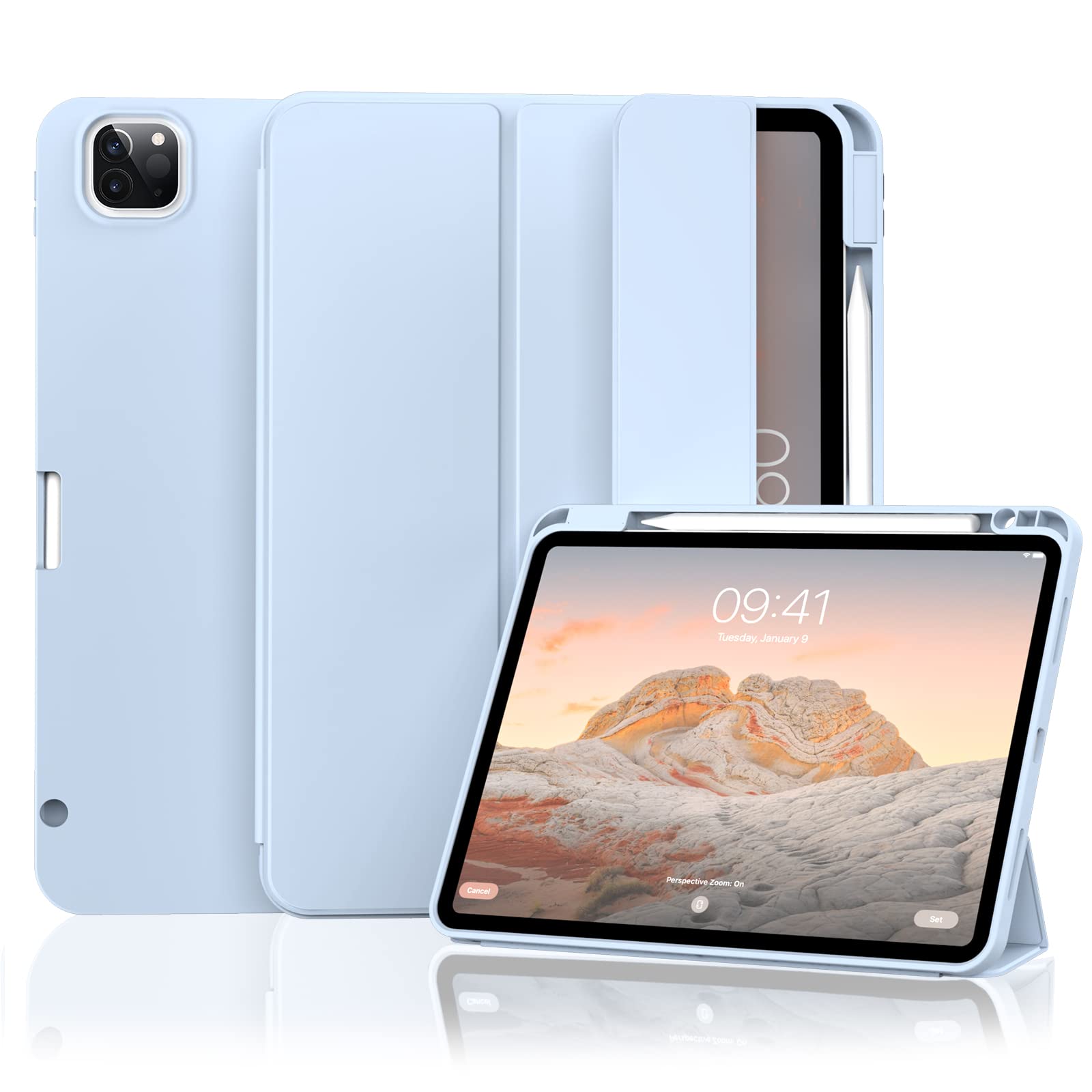 iPad Pro(第3世代) 256Gwifiモデルセット+折りたたみケース+タッチペン 