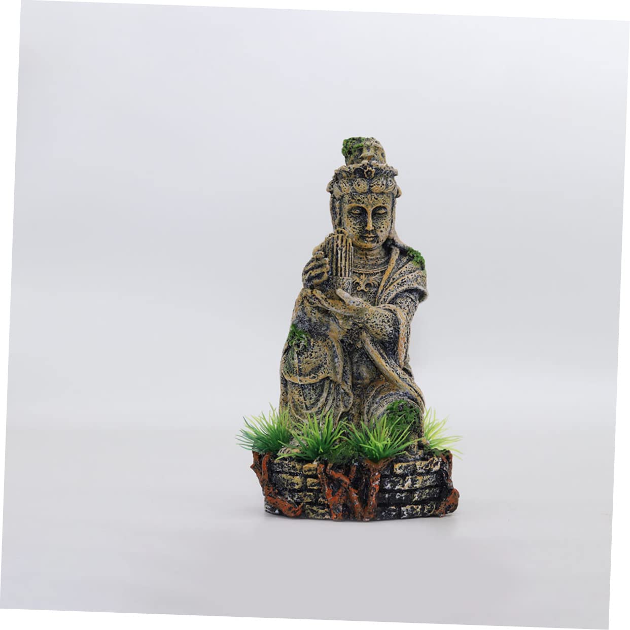 TOYANDONA Scultura Simulazione per Acquario Decorazione per Pesci Ornamentali Nascosti Scultura Ornamentale Decorazioni per Scene Acquario Design Realistico e Durevole Stabile per Acquari