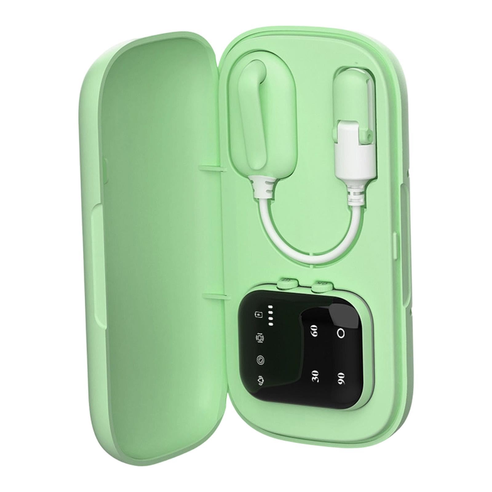 Alarma inalámbrica para enuresis, alarma de con receptor, entrenamiento para ir al baño para niños y mayores, Verde