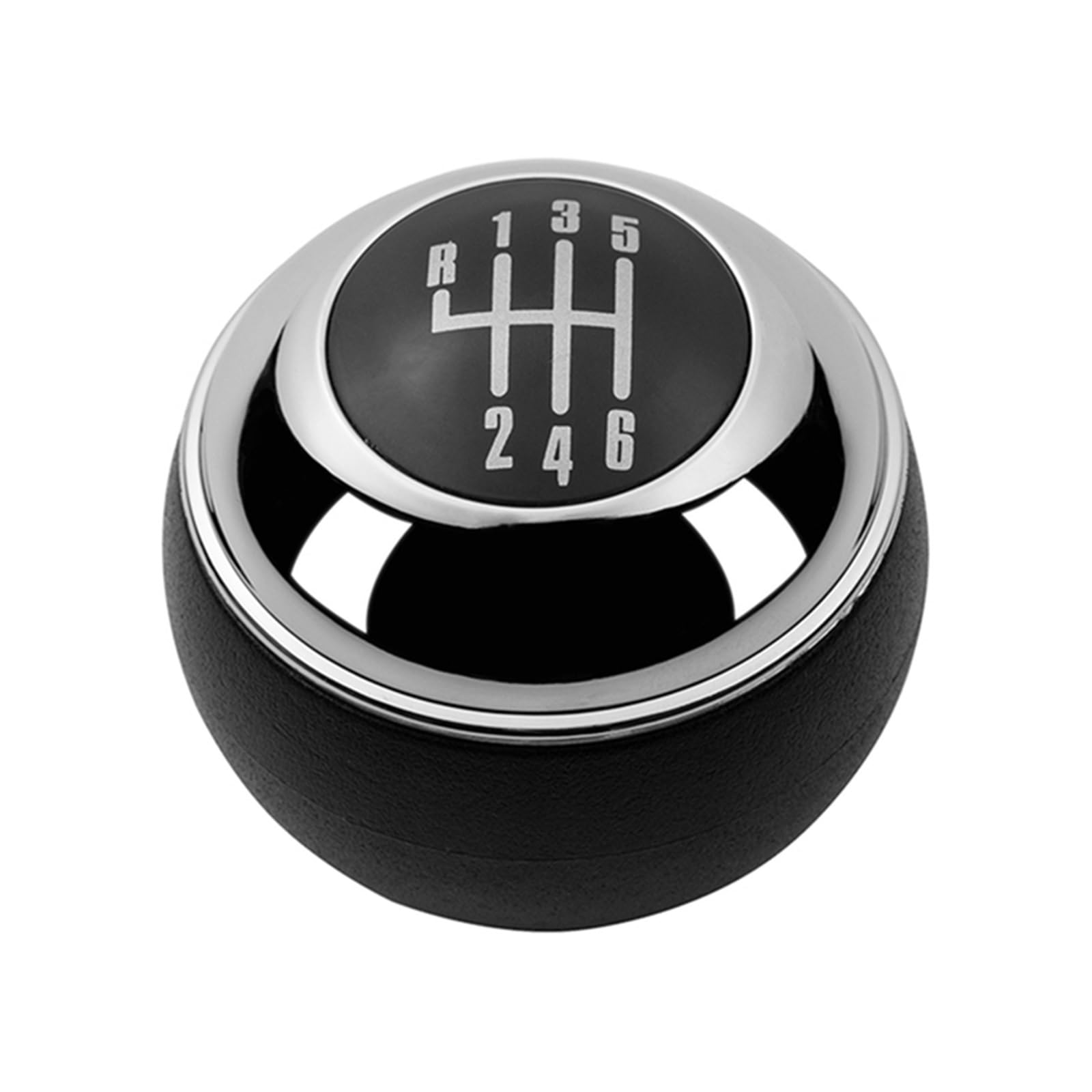 Jsyalmslw Black 6 Speed Knob Only Gear Knob Manual 5-Speed / 6-Speed Standard Fit For Mini R50 2000-2006 Cabrio R52 R53 For Cooper 2002-2008 Stylish Shift Oe 25117542272 1 Gear Shift