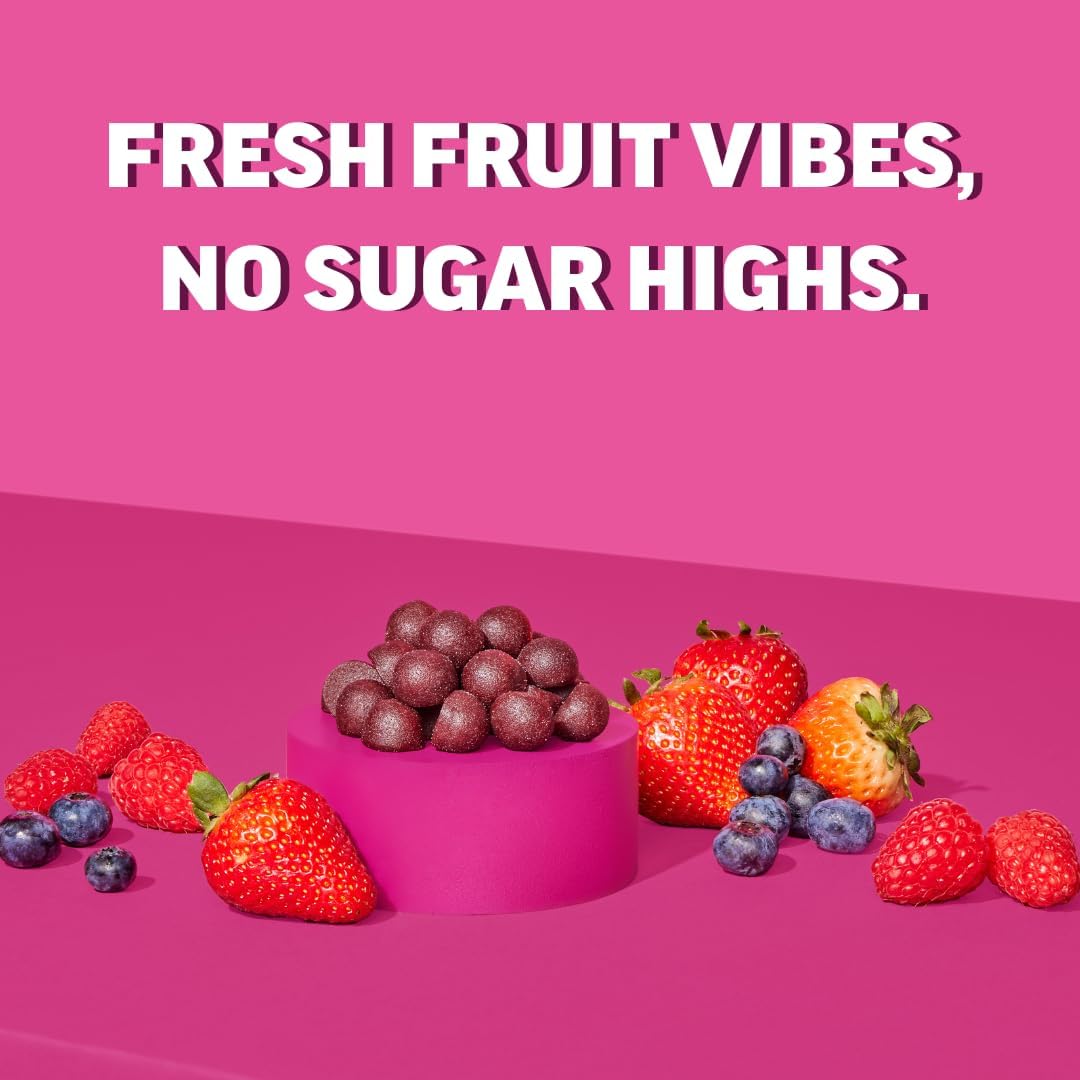 Llama Naturals Probiotics for Women and Men with Prebiotic Fiber, Vegan, Organic, Probiotic Gummies for Gut Health Support, Adults Real Fruit Gummy Vitamins, No Added Sugar Cane, Mixed Berry, 120 Ct - Image 4