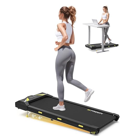 Walking Pad, 4 in 1 Treadmill with Incline,2.5HP Under Desk Treadmill, Powerful Motor, Portable Walking Pad Treadmill for Office and Home