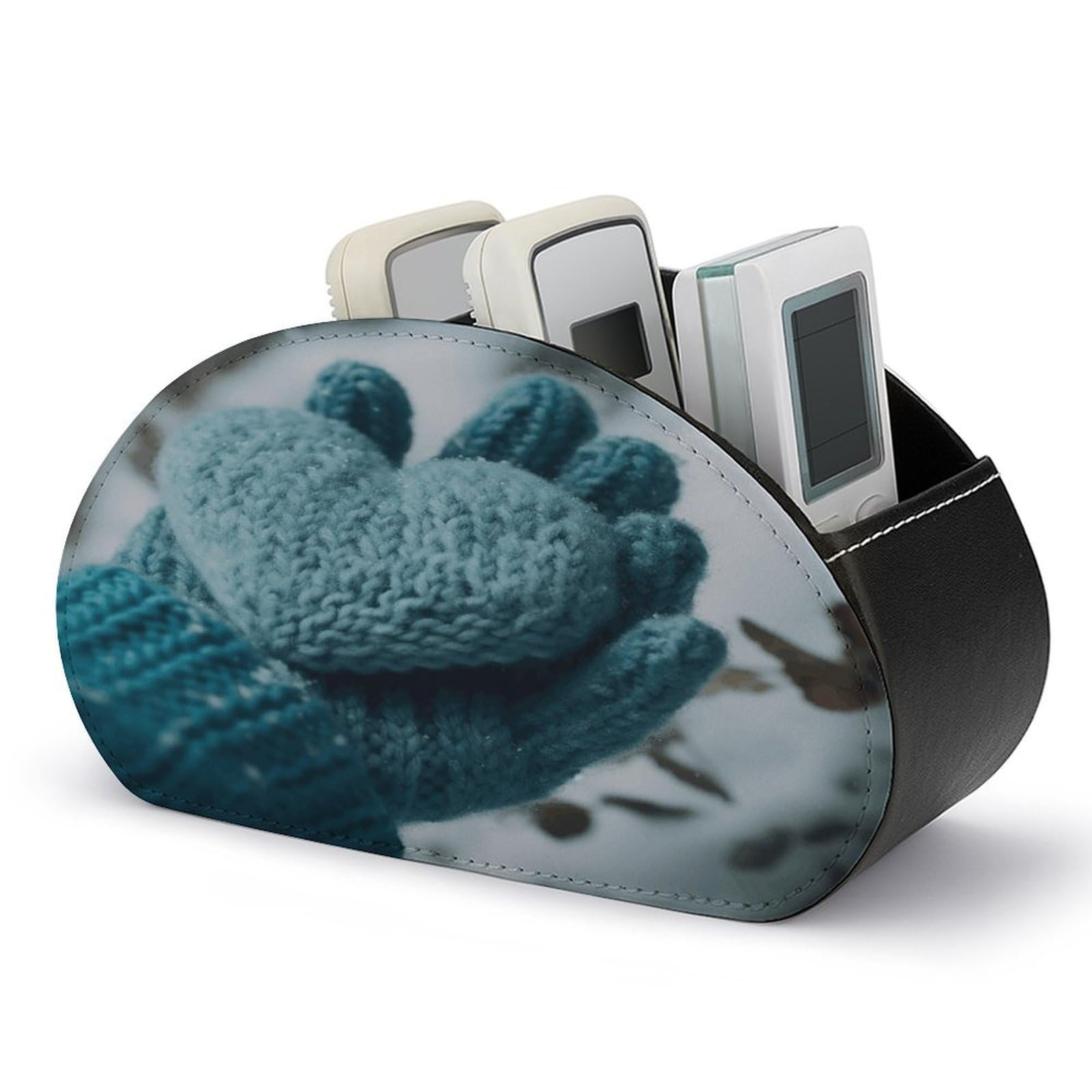 Btcowzrv Style Holding A Heart Remote Control Holder With 5 Compartments