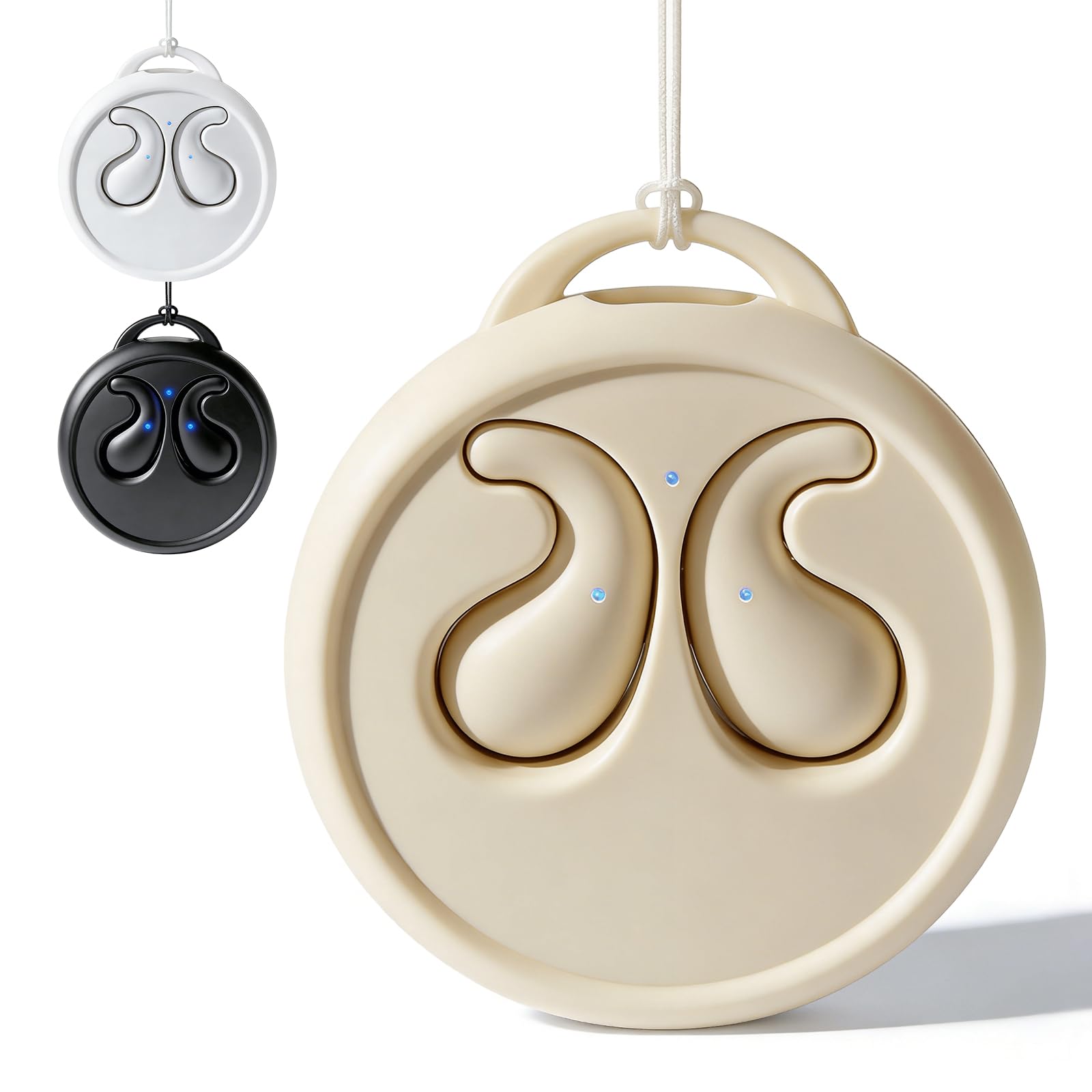 BYDGUMEI Sleep Earplugs. Mini Invisible Wireless Bluetooth 5.4 Type Miniature Noise-canceling Headphones for Small Ears, Suitable for Sleep Use. (Skin Color)-picture-49