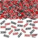 KatchOn 2019 Confetti | Pack of 1000, 1.5 Oz - Graduation Table Decorations | Graduation Confetti Great for Graduation Party Supplies | Graduations Decorations 2019 | Red and Black