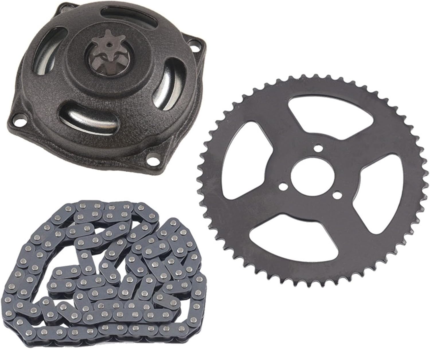 49cc T8F Chain 110 Link and 54 Teeth Sprocket for Motorcycle Quads 2 Strokes Engine Parts Modification