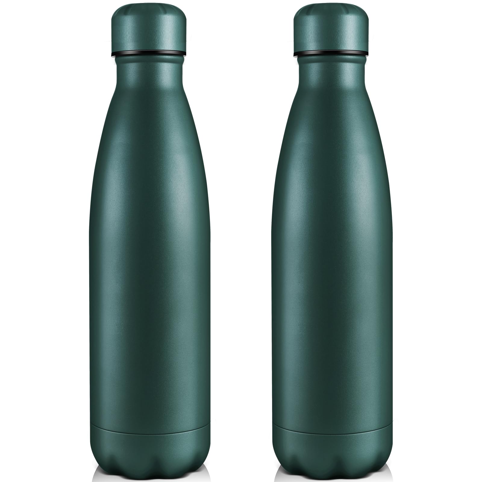 Volhoply 750ml Insulated Water Bottles, Double Wall Stainless Steel Vacuum Flask Keeps Cold 24H & Hot 12H, BPA Free Leakproof Bottle (Army Green,2 Pack) — image 1