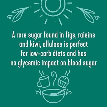 Wholesome Allulose Sweetener, 12-Ounce Bag, Zero Calorie Granulated Sugar Substitute, Non GMO, Non Erythritol, Gluten Free & Vegan Keto Sweetener (Pack of 2)
