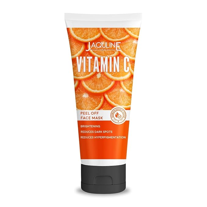 JAQULINE USA Vitamin-C Peel Off Face Mask for Men and Women | Fights Pollution and Dirt | Removes Impurities and Acne | Deeply Detoxifies Skin - 100ml