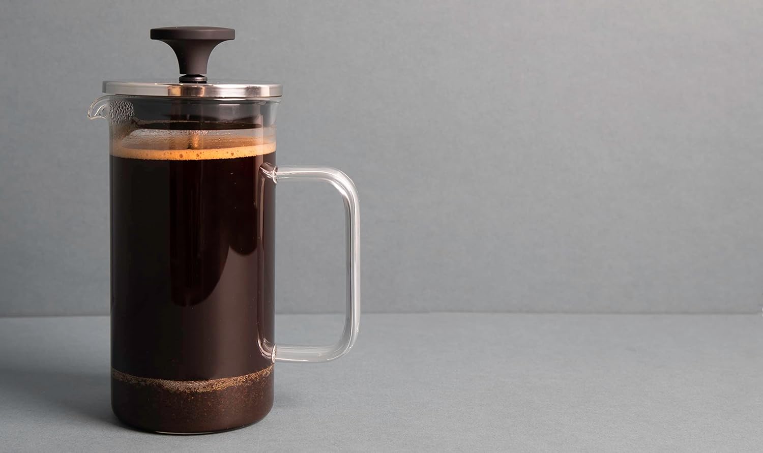 Cafetière All-Glass French Press Coffee Maker, LCGLCAFE3CP, Transparent