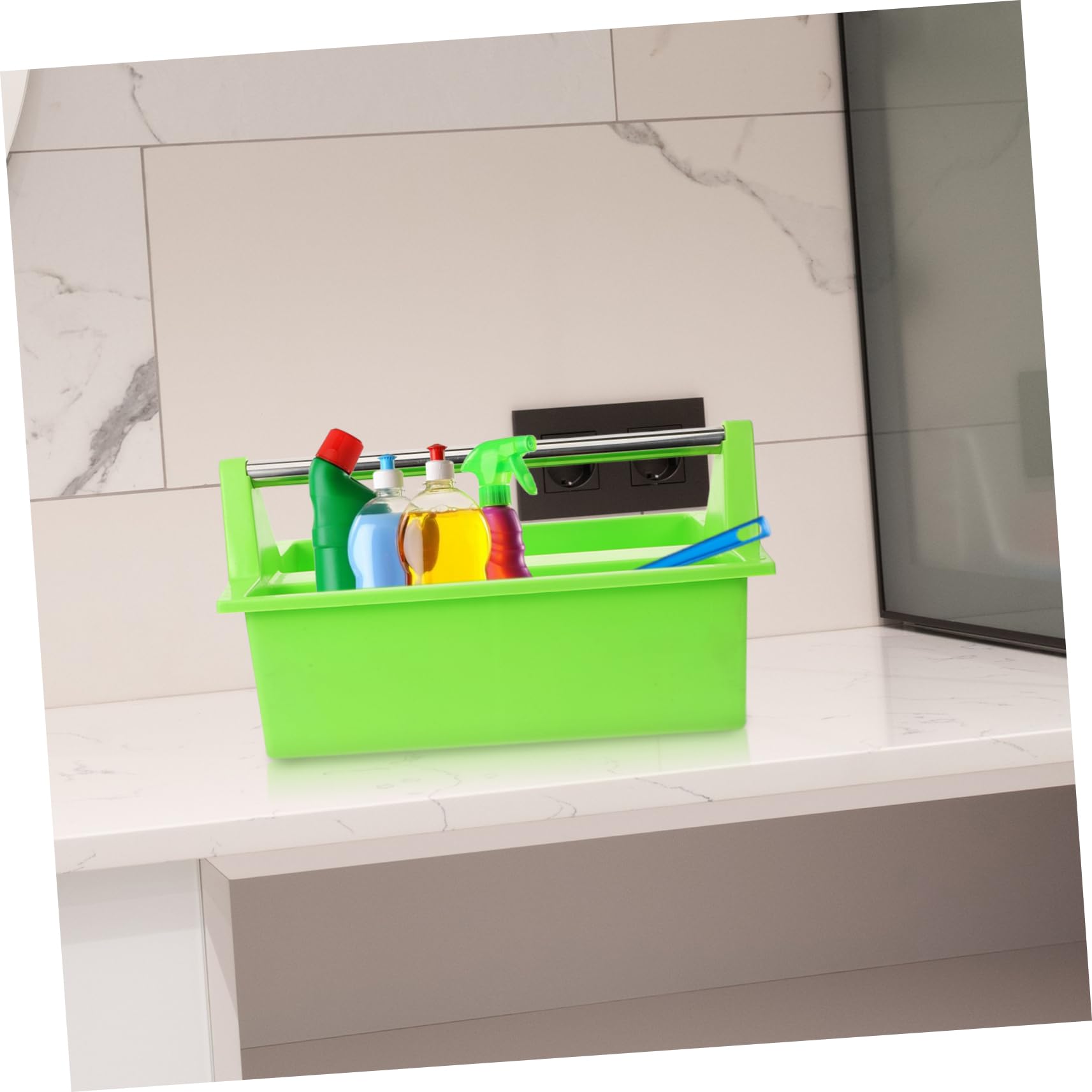 Cesta Organizadora De Multiusos Portátil Para Limpieza y Recolección De Utensilios Para y Supermercado