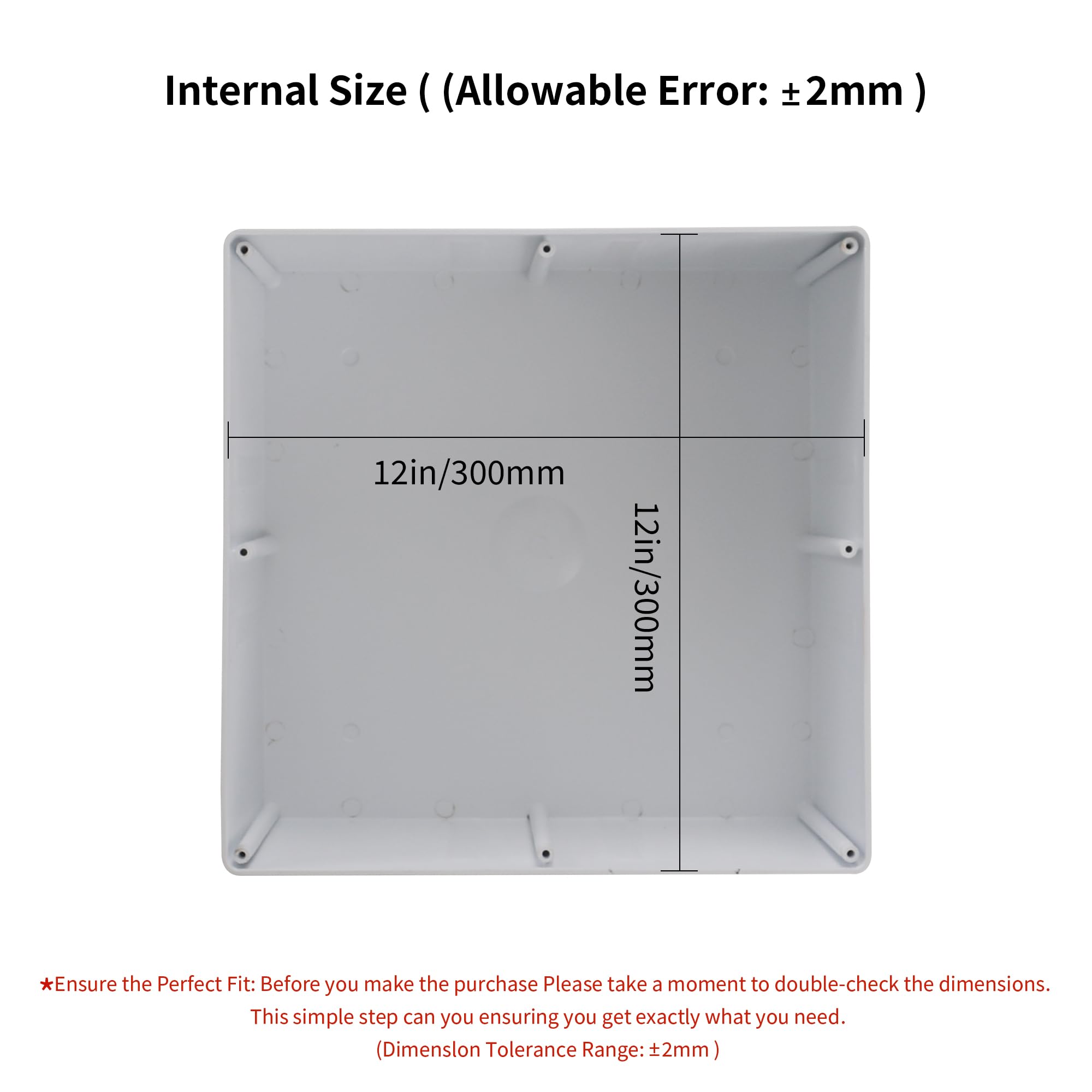 Waterproof Electrical Box - IP65 Dustproof Junction Box -3