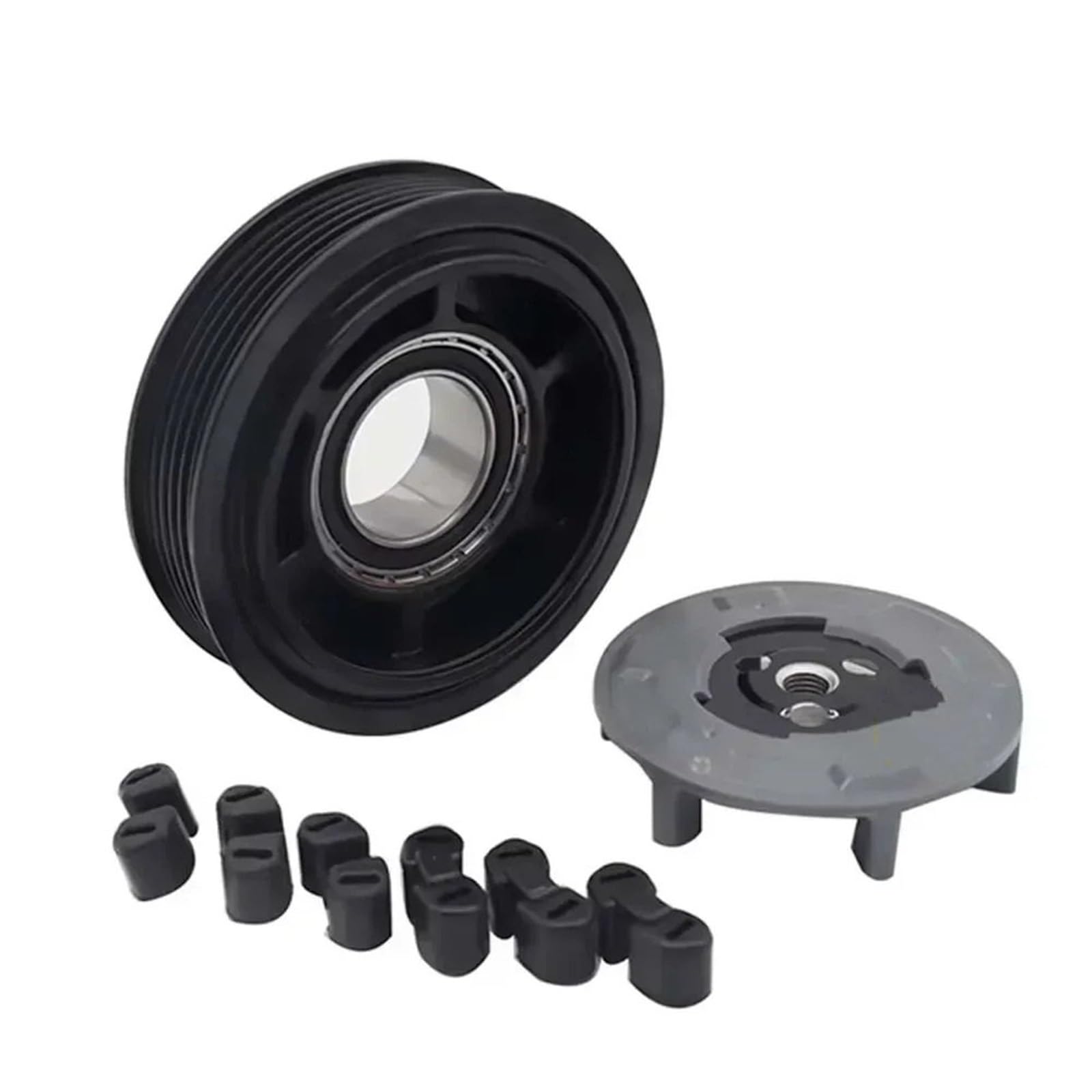 embrayage climatisation Poulie d'embrayage de compresseur AC, pour, Octavia, Suberb, 5N0820803C, 6SEU14C, FMM A/C kit embrayage clim