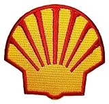 Shell gas station Oil petroleum F1 Patch Sew Iron on Logo Embroidered Badge Sign Emblem Costume BY Dreamhigh_skyland