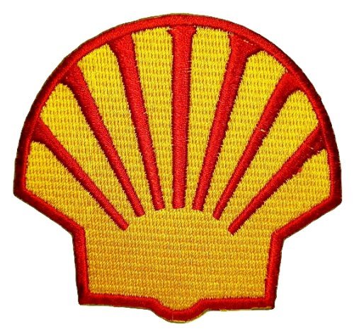 Shell gas station Oil petroleum F1 Patch Sew Iron on Logo Embroidered Badge Sign Emblem Costume BY Dreamhigh_skyland