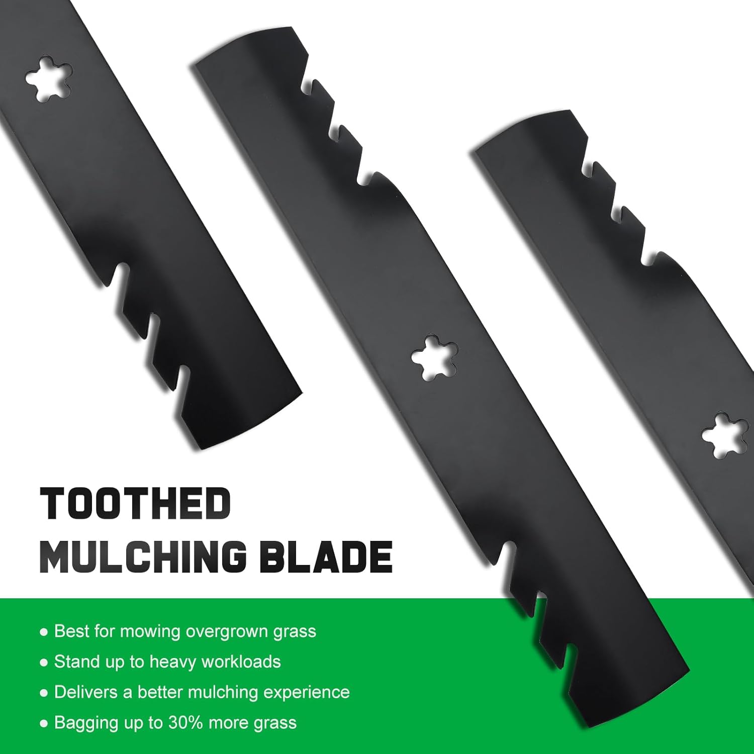 Z248F 48 inch Mower Mulching Blades for Hus qvarna 532180054 YTH2348 YTH24V48 YTH2148 YTH24K48 Z248 YTH2448 Craftsman Poulan 48''Lawn Tractor Riding Mower Replace 180054 173920