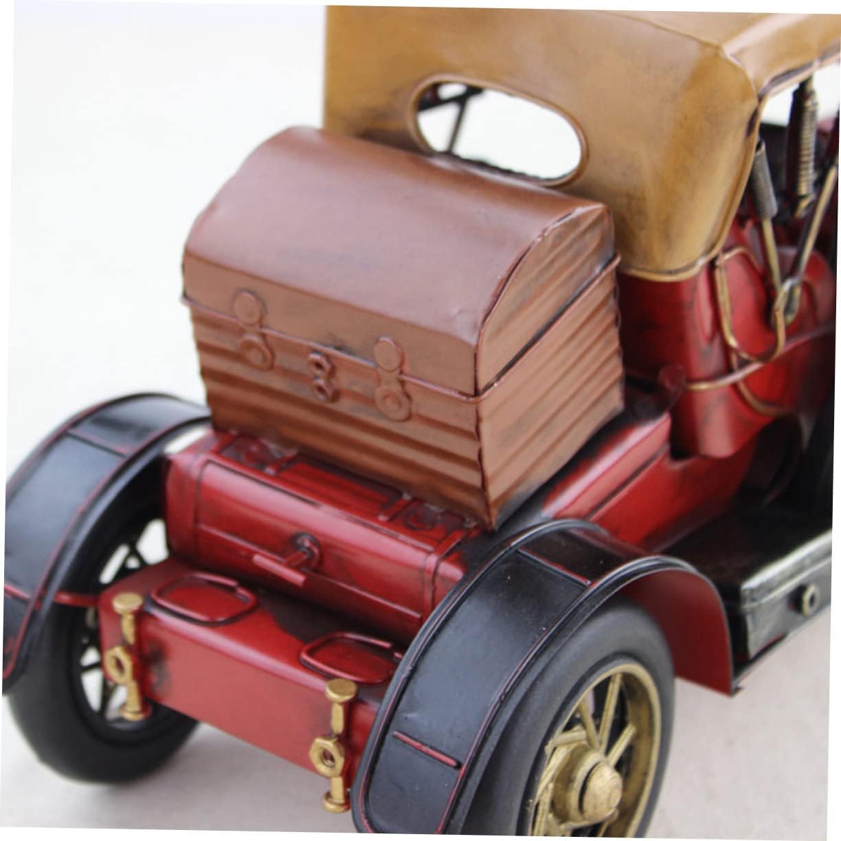 Retro Wrought Iron Car Model Desk Decor Classic Car Decor Home Adornment Art Sculpture