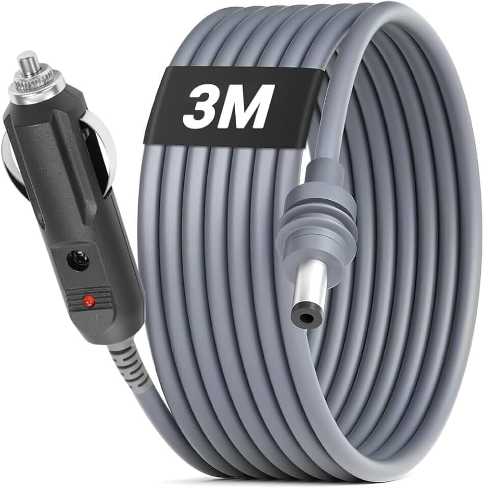 Cabo Carregador Veicular compatível com Star link Mini, Cabo 12v 24v para Aparelho Mini 3 Metros