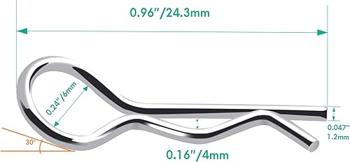 Miniatura 2 de KCRTEK 100 clips de cuerpo a control remoto, clips de control remoto de ángulo de 30 grados, fáciles de enchufar para todos los modelos a escala 110