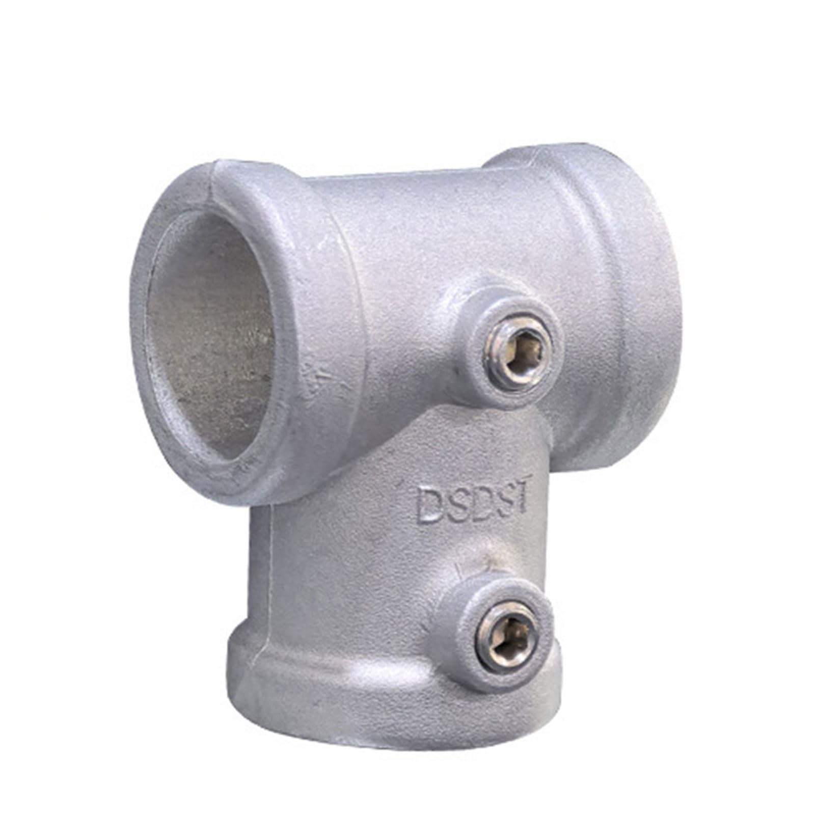 Tertioi B Round Pipe Fixing Joint Storage Rack Connector For Fence Rail And Industrial Shelf Construction 3 Way Elbow Fitting Round Pipe Fixing Joint Storage Rack Connector