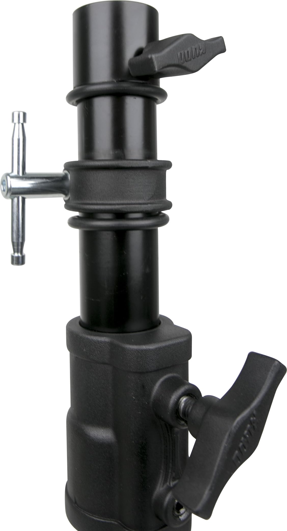 Stativo per slider KUPO 161MB a 1 alzata con 2 sezioni, stand nero in acciaio per luci e attrezzatura audio video con peso 5,8 kg e portata fino a 36 kg, altezza massima 115