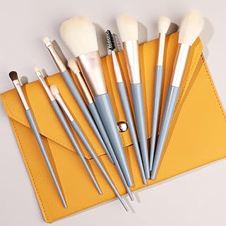 Makeup Brush Set 10 Pcs Premium Synthetic Fou...
