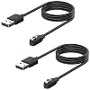 2 Pack 3.3FT Magnetic Charging Cable for AfterShokz Aeropex AS800 & OpenComm ASC100SG & Shokz OpenRun Pro OPENRUN PRO MiniBone Conduction Headphones,Replacement USB Charger Cord for AfterShokz