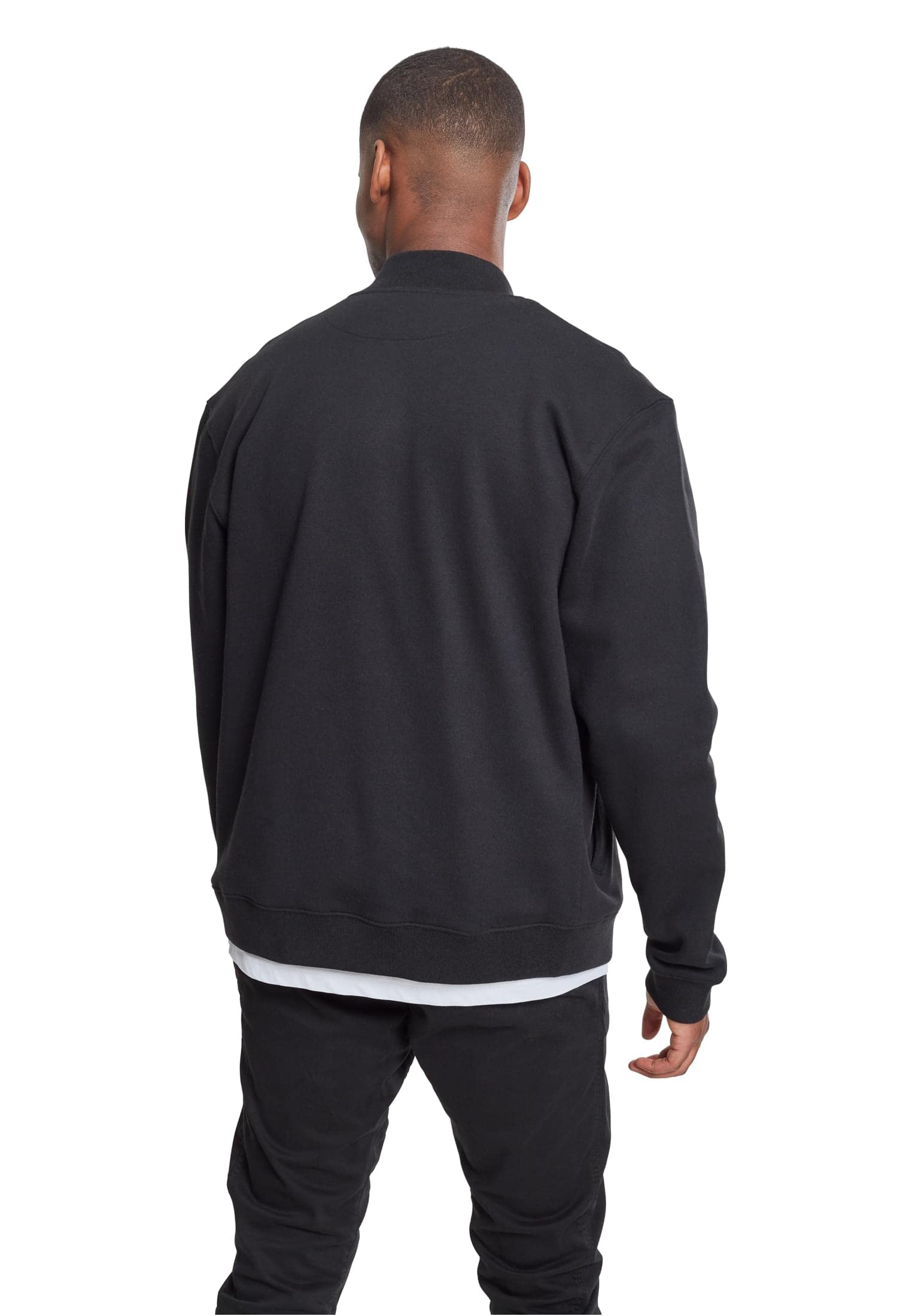 Urban Classics CazadoraTipo universitario Hombre Chaqueta Universitaria negro-blanco