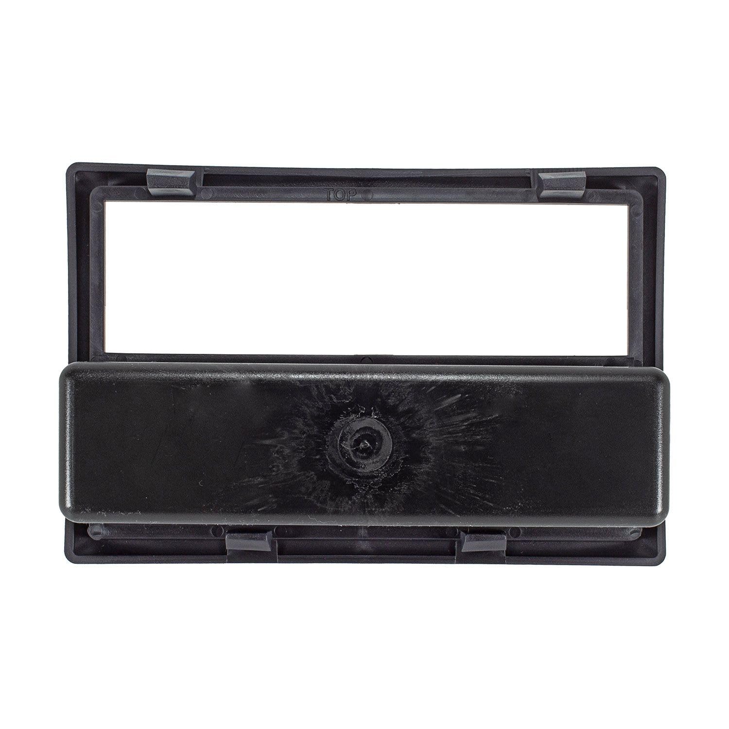 tomzz Audio 2445-025 Radioblende kompatibel mit Renault Megane II 2002-2009 schwarz