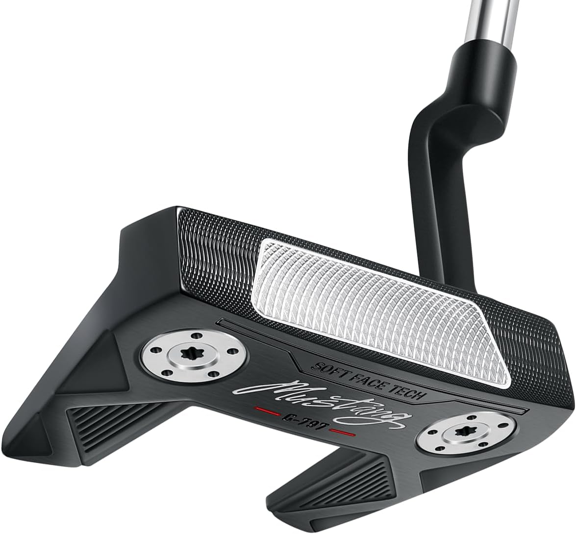 PGF Mustang Forged Blade & Mallet Plumber’s Neck Putter Crafted with Precision