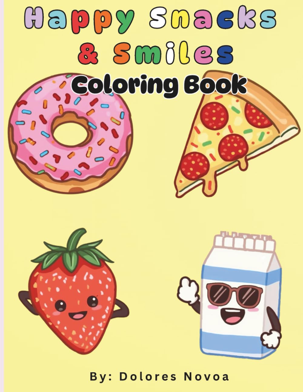 Happy Snacks & Smiles Coloring Book