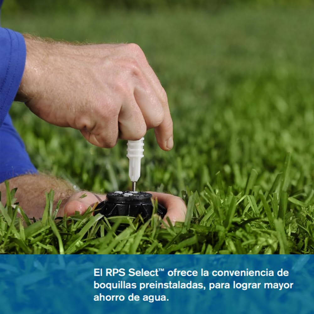 Suinga Confezione da 5 irrigatori K-Rain RPS Select 3/4'' | Portata da 7,6 a 14 metri | Irrigatore a turbina ad angolo regolabile | Ugelli preinstallati | Facile da regolare