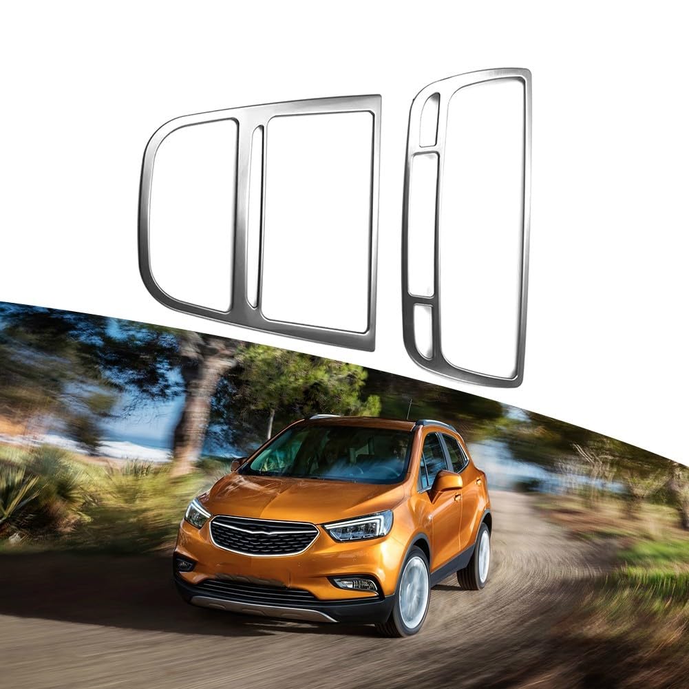 Moldura de salida de tablero para Opel para VAUXHALL para MOKKA 2013 2016, y elegante accesorio de acero inoxidable (B)