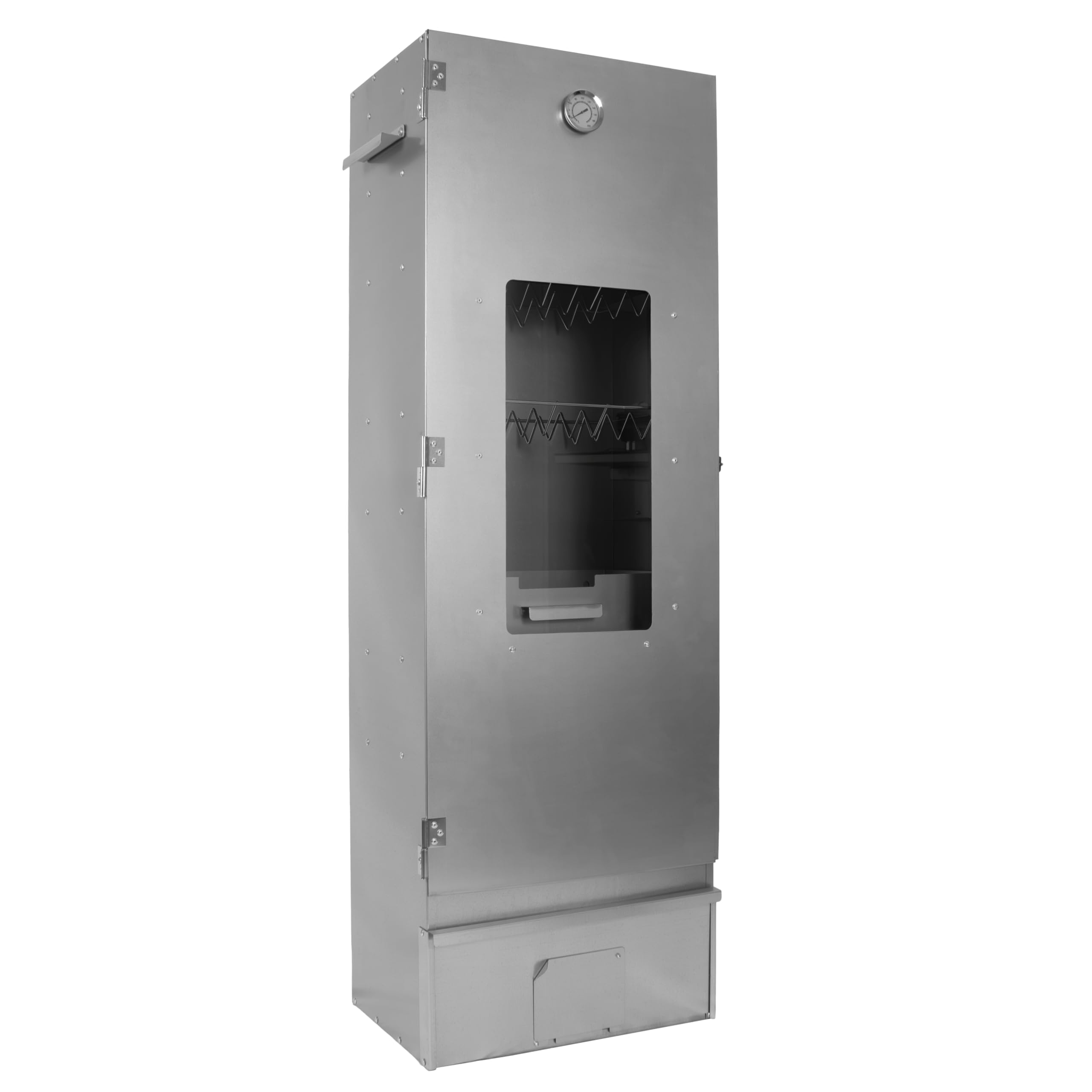 Grafner XXL Räucherofen mit 6 Etagen, Sichtfenster und Thermometer – Räucherschrank zum Heißräuchern und Kalträuchern