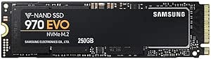Samsung MZ-V7E250BW 970 EVO 250 GB NVMe M.2 Internal SSD Black: Buy ...
